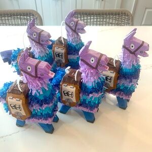 5 Fortnite Mini Loot Llama piñatas